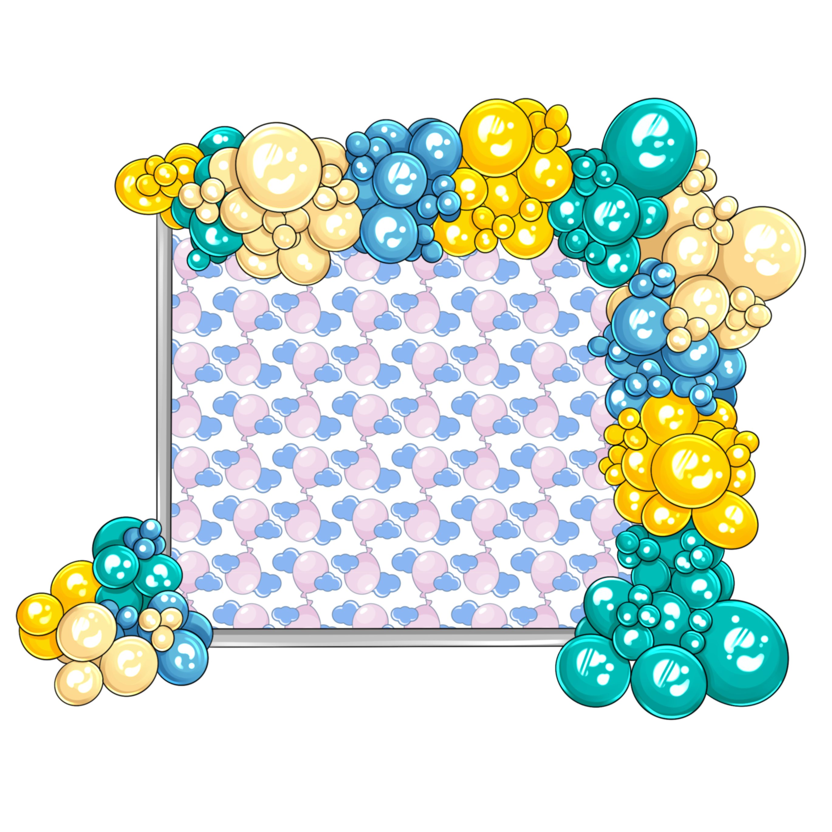 Corporate - Banner with Balloons