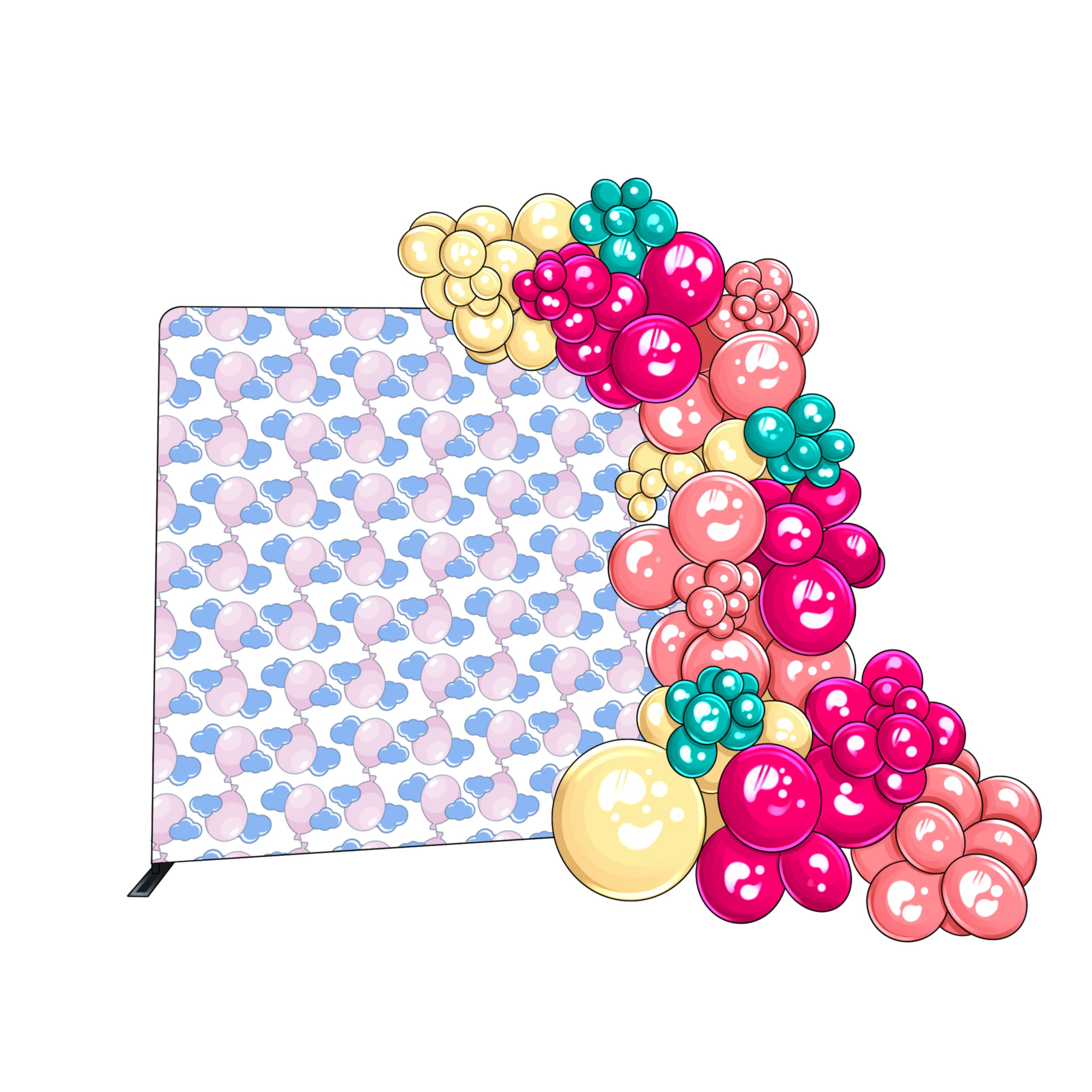 Corporate - Banner with Balloons